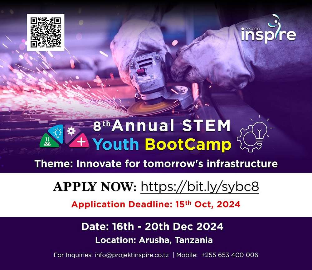 Young people participating in a Projekt Inspire STEM bootcamp